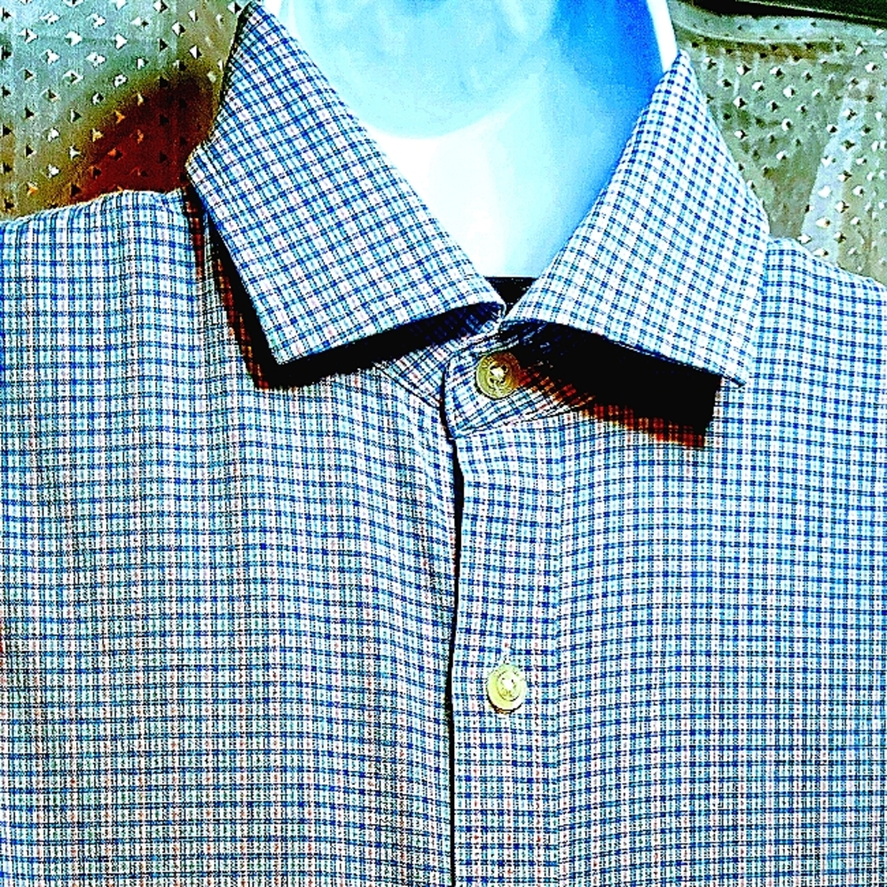 Vineyard Vines Slim Fit Cooper Shirt, Large